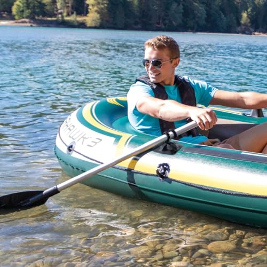 Inflatable Fishing Boat with O - Fishing Boat Oar avis et prix