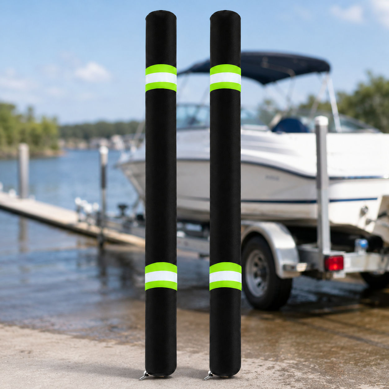 2Pcs Boat Trailer Guide Pole C - Fishing Boat Cover avis et prix