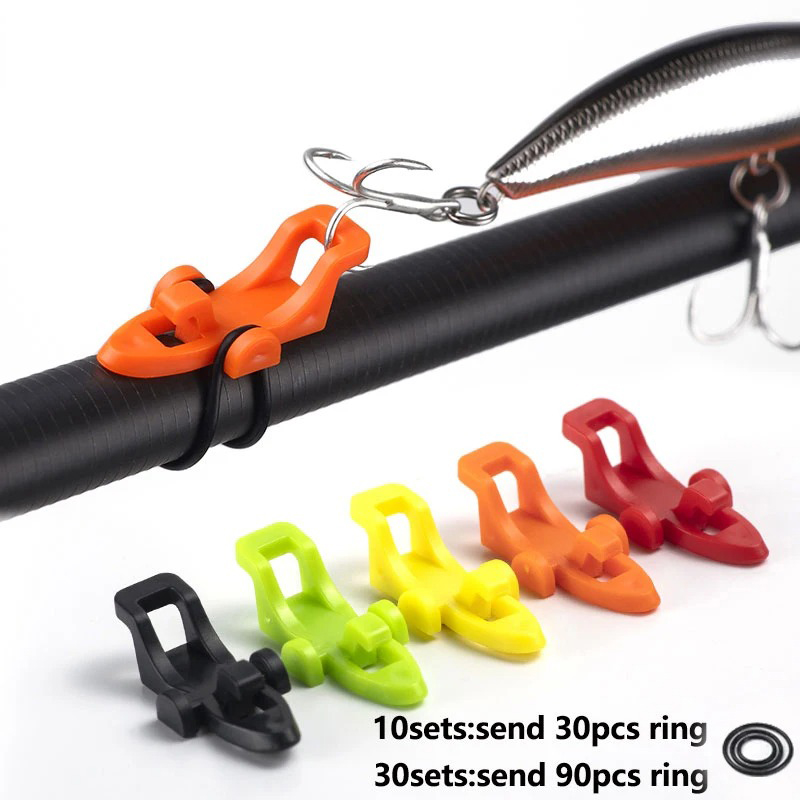 10-30pcs Fishing Rod Pole Hook - Fishing Lure Jig のレビューと価格