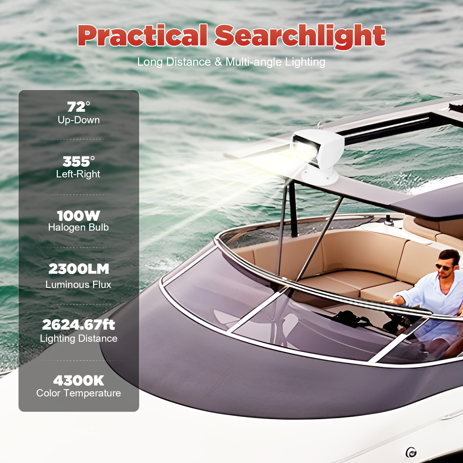 Spotlight Marine Spot Light Bo - Fishing Boat Trailer avis et prix